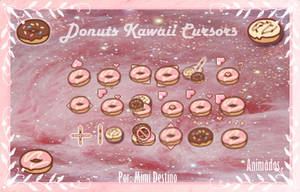 Donuts Kawaii Cursors Dona Donas