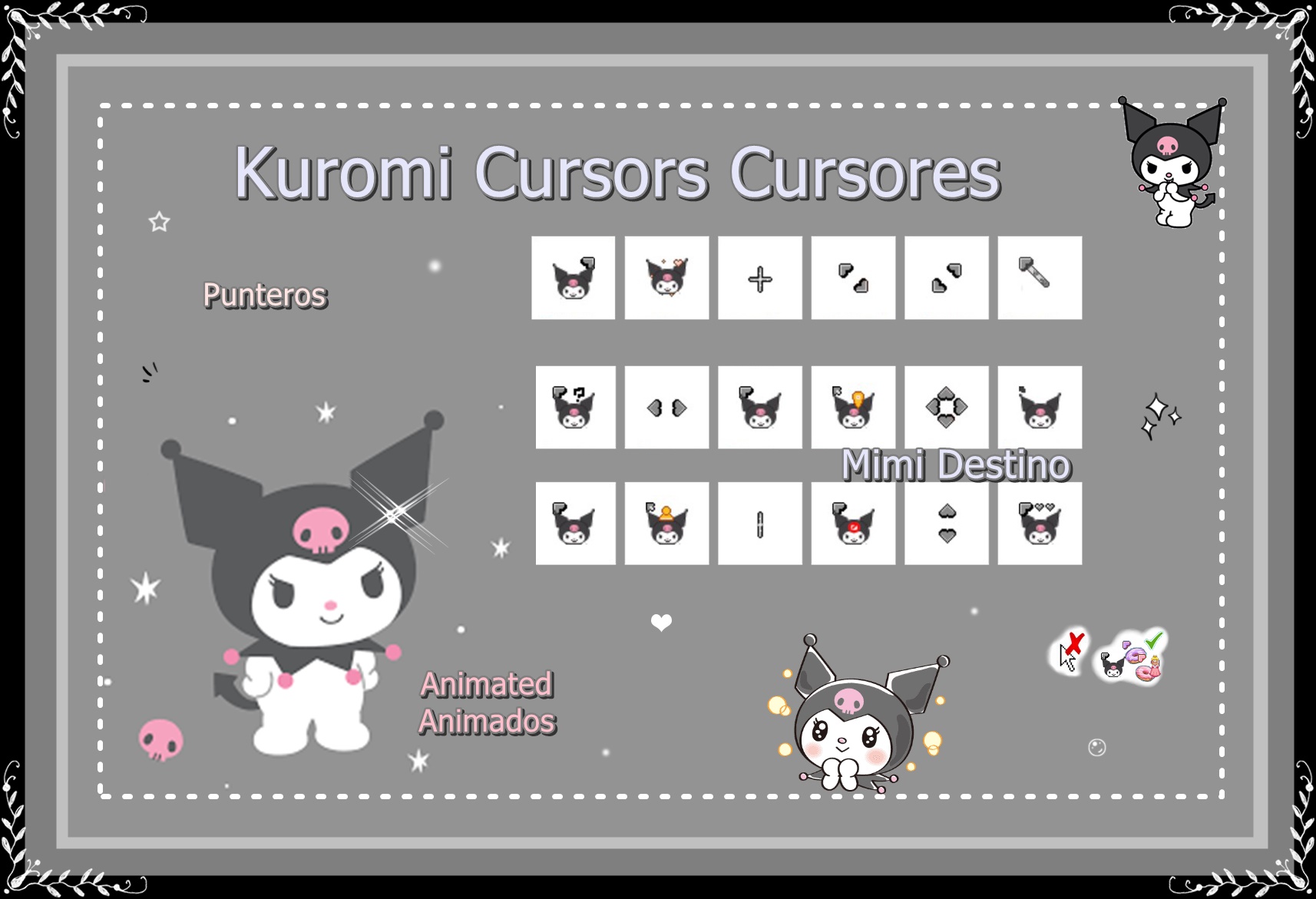 Chia sẻ với hơn 87+ kuromi mouse cursor cute nhất - Co-Created English