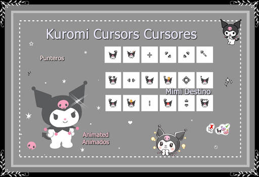 Kuromi Cursors Cursores