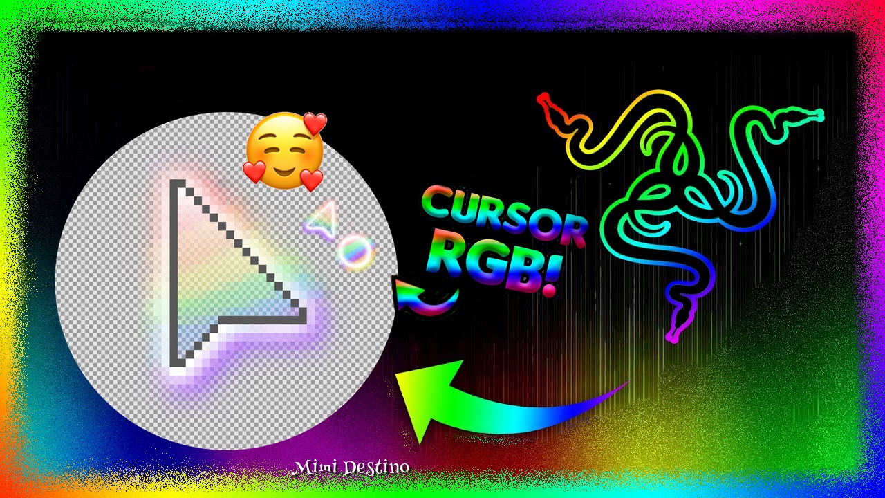 How to get a Rainbow/CHROMA Cursor ~ Windows 10 