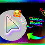 RGB Rainbow Chroma Neon Glass Cursors Cursores
