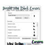 Droplet Mini Black Cursors Cursores