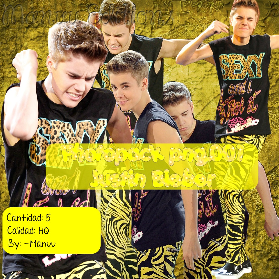 Photopack png.001 Justin Bieber