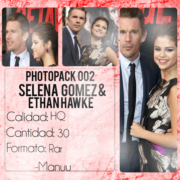 Photopack 002. Selena gomez And Ethan Hawke