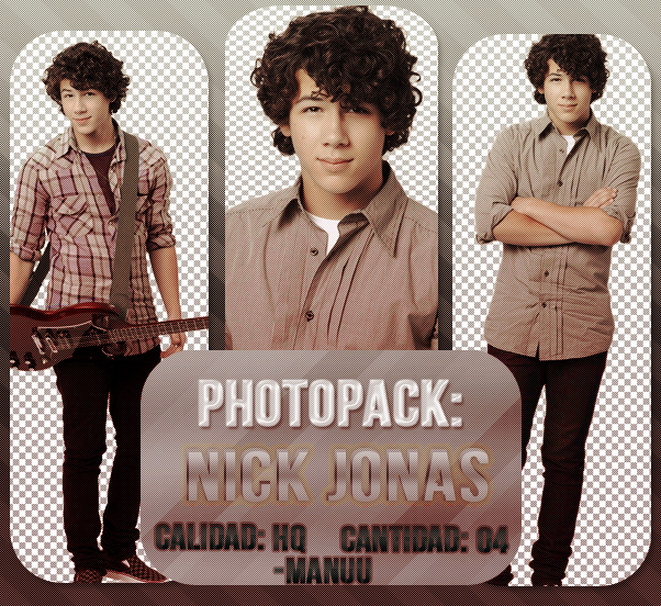 Photopack png 001. Nick Jonas