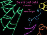 Swirls and Dots 11 brushes by reno-fan-girl