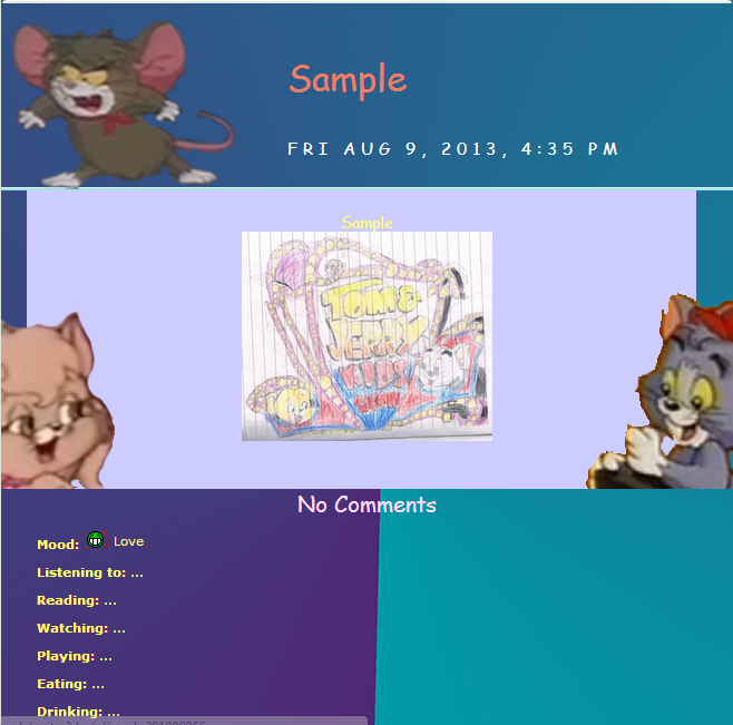 Tom and Jerry Kids Journal Skin