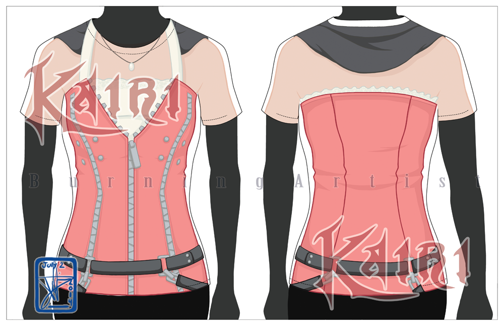 Commission: Kairi Cosplay T-shirt