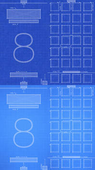 iPhone 6 iOS8 Blueprint Wallpaper