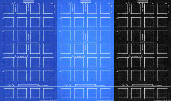 iPhone iOS10 Blueprint Wallpaper