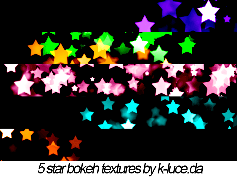 Star Bokeh Textures