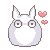 Free Icon! Tiny Totoro by MYFAIRPIXEL