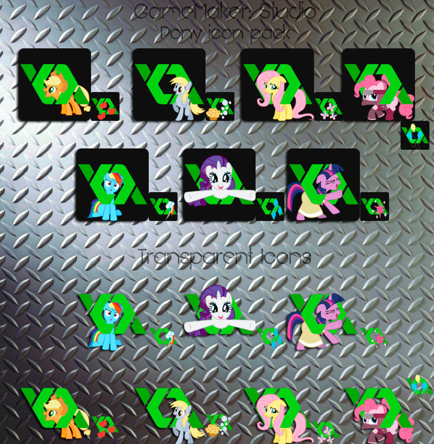 GameMaker: Studio Pony icon pack by Nyan-PTX on DeviantArt