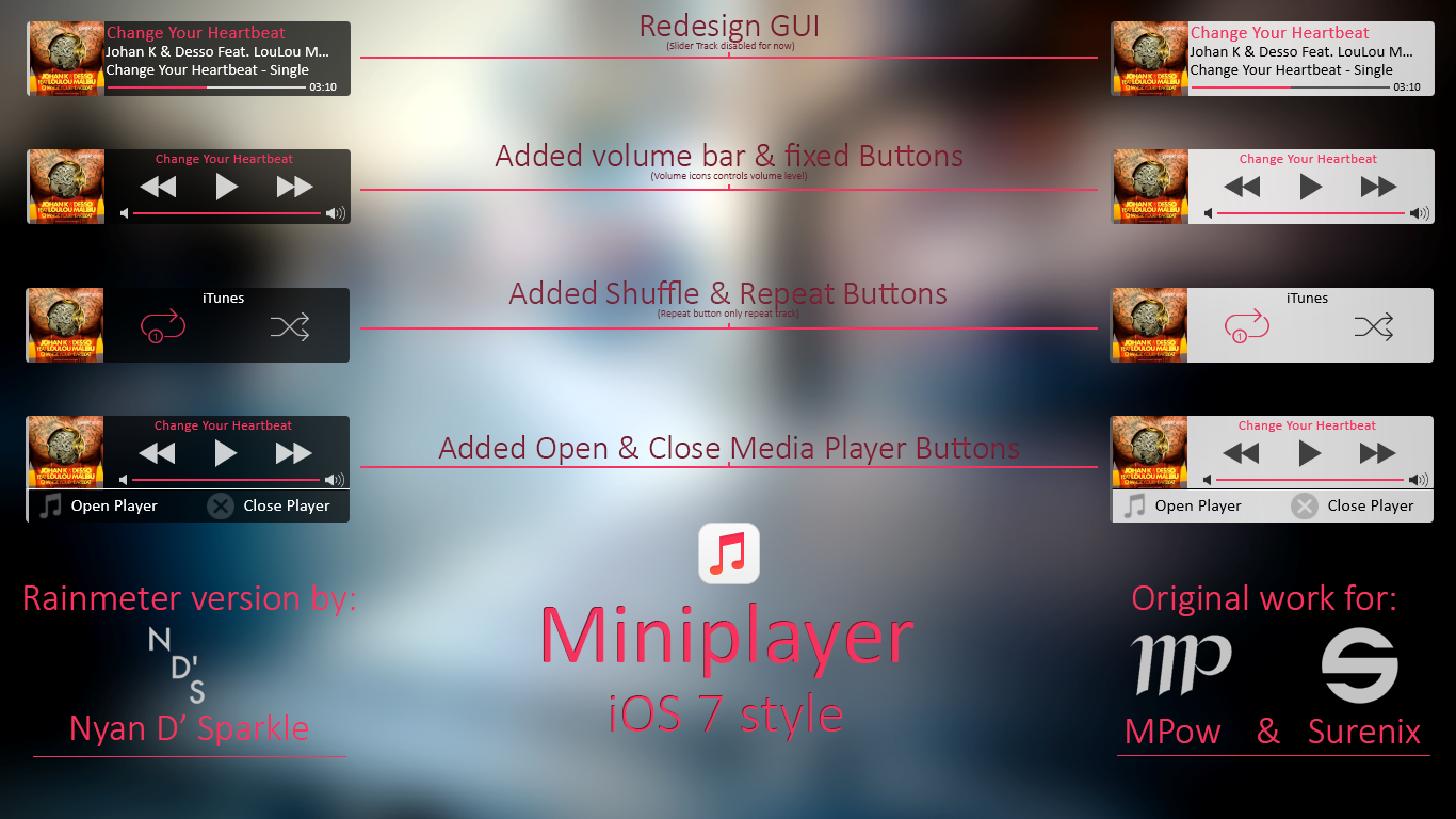 Miniplayer iOS 7 style - Updated!