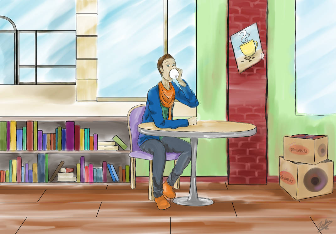 Regular at the Cafe by TikiTorch97 on DeviantArt