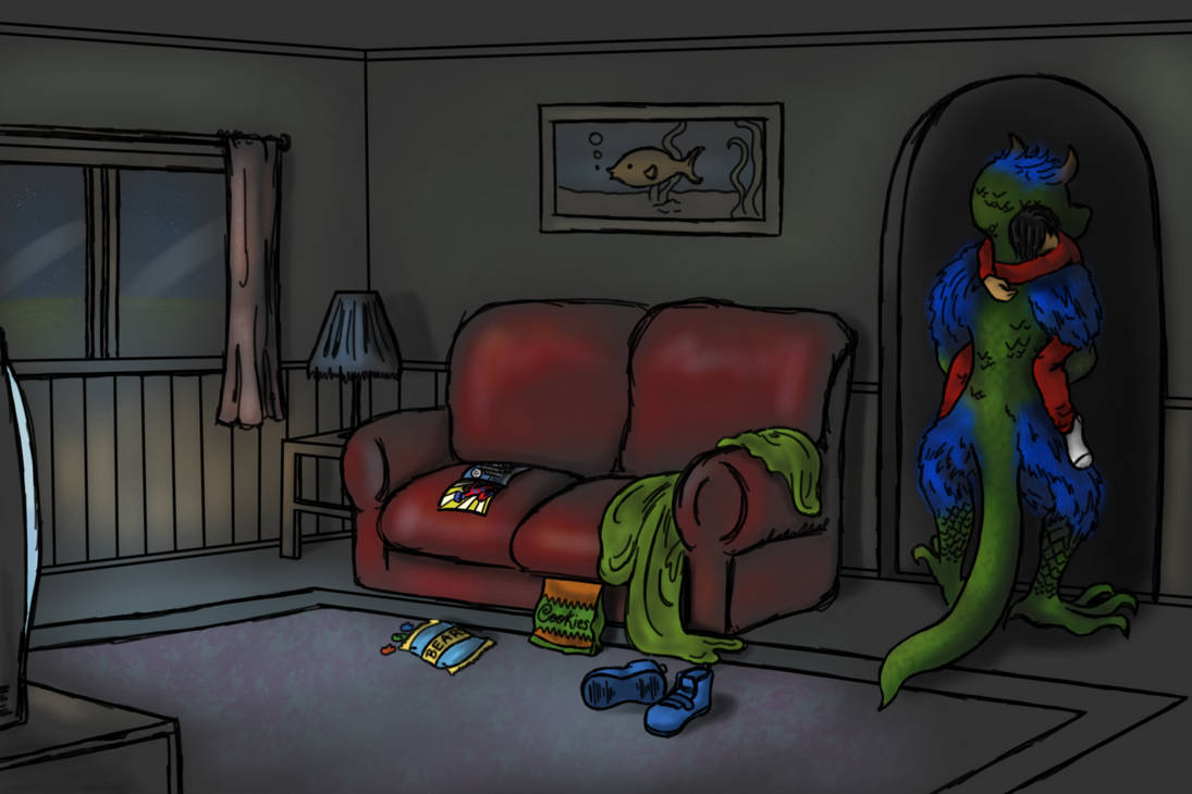 Fell Asleep on the Couch Again by TikiTorch97 on DeviantArt