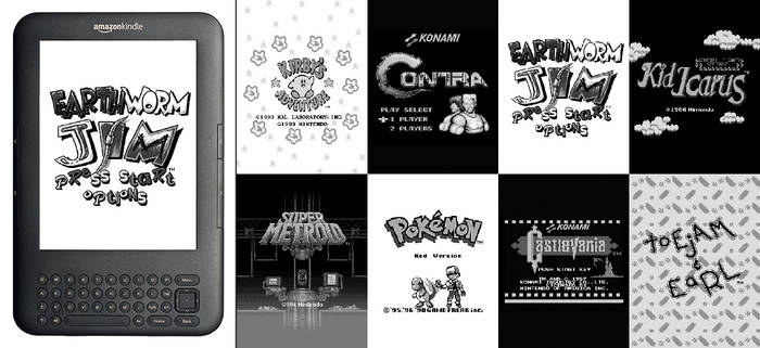 Retro Game Kindle Screensavers