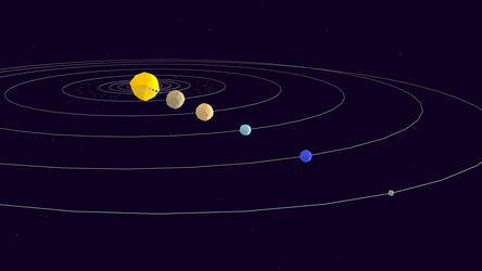 Low Poly Solar System