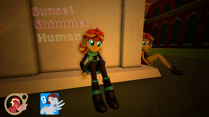 [EqG] Human Sunset Shimmer [SFM] [Gmod]