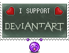 I support deviantART