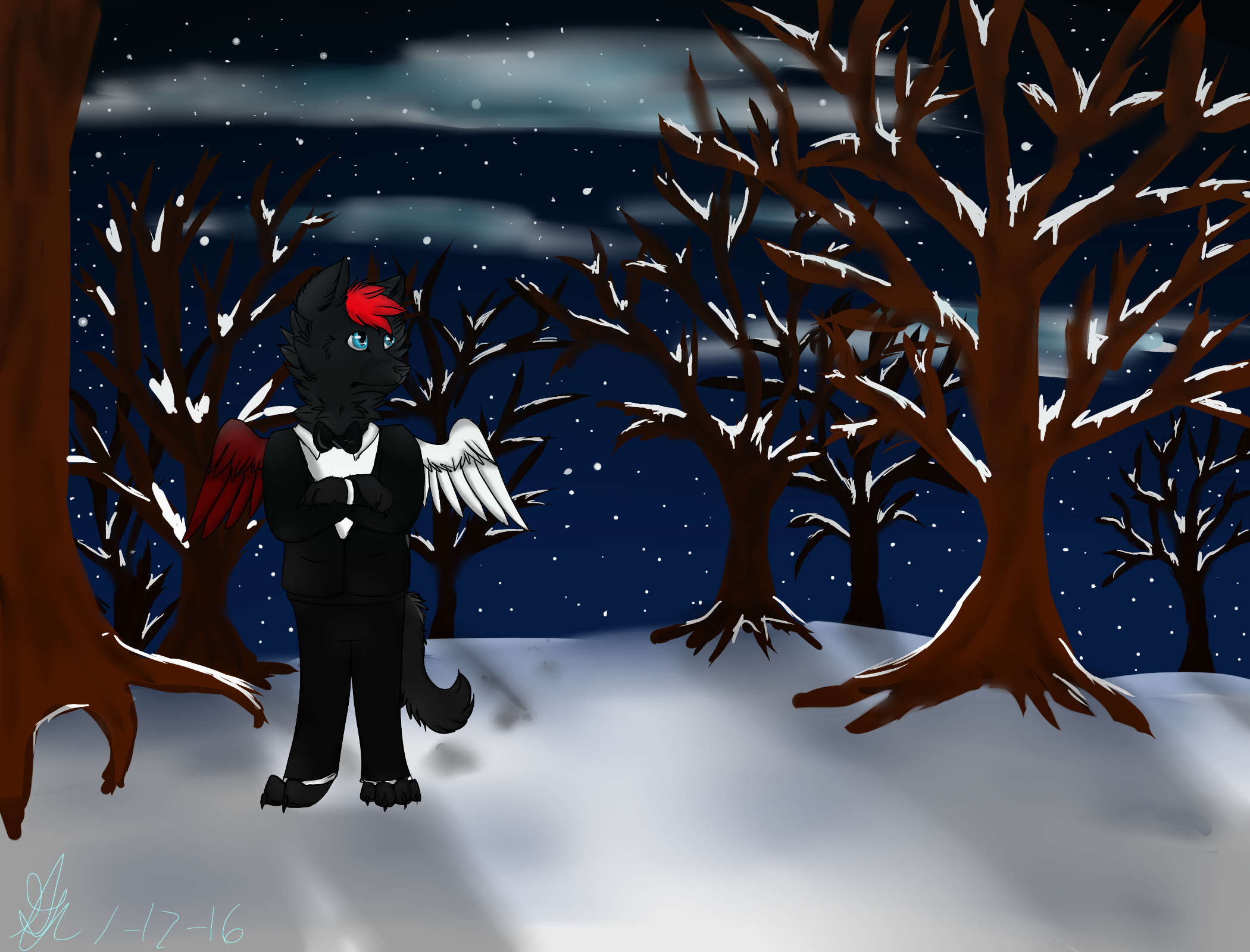 Walk In The Snow by FrostCat77 on DeviantArt