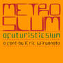 METRO SLUM - slumish font