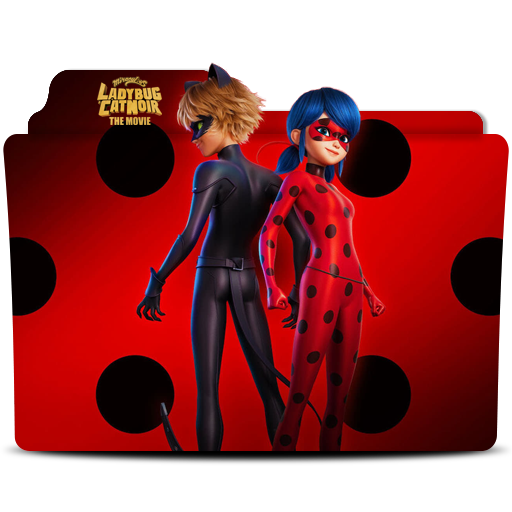 Miraculous LadyBug CatNoir The Movie Folder Icons by KabugoIvan47 on ...