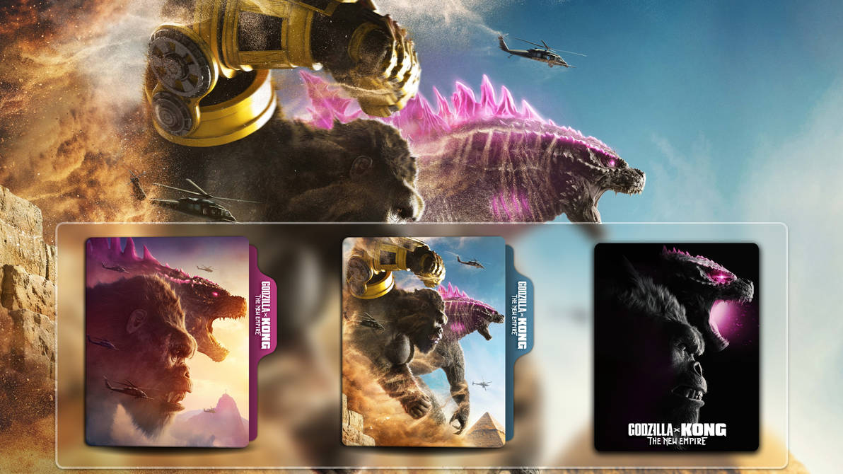Godzilla x Kong The New Empire Folder Icons Pack 2 by KabugoIvan47 on ...