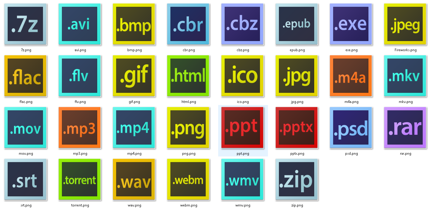 File Types based on Adobe Programs Icons by Lucandor on DeviantArt