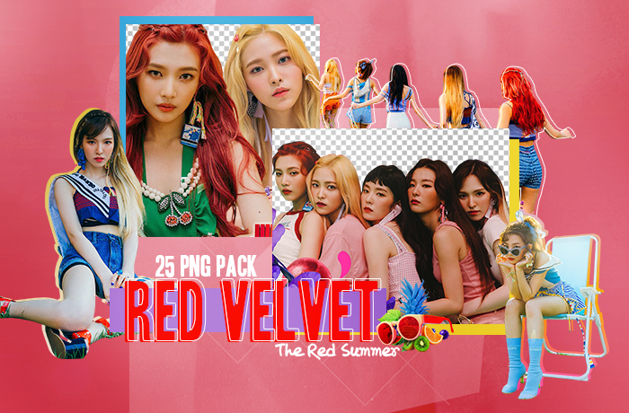 The Red Summer (Red Velvet) PNG Pack