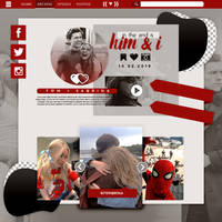 Him and I - Template / Plantilla PSD