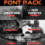 3rd Font Pack @pambiedits