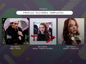 Profile Pictures - Template Plantilla PSD