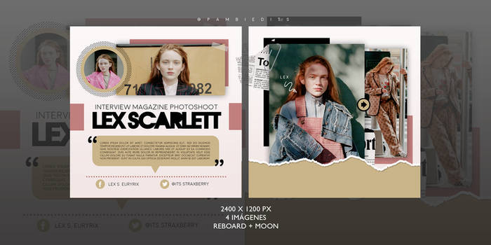 Interview Magazine - Template / Plantilla PSD