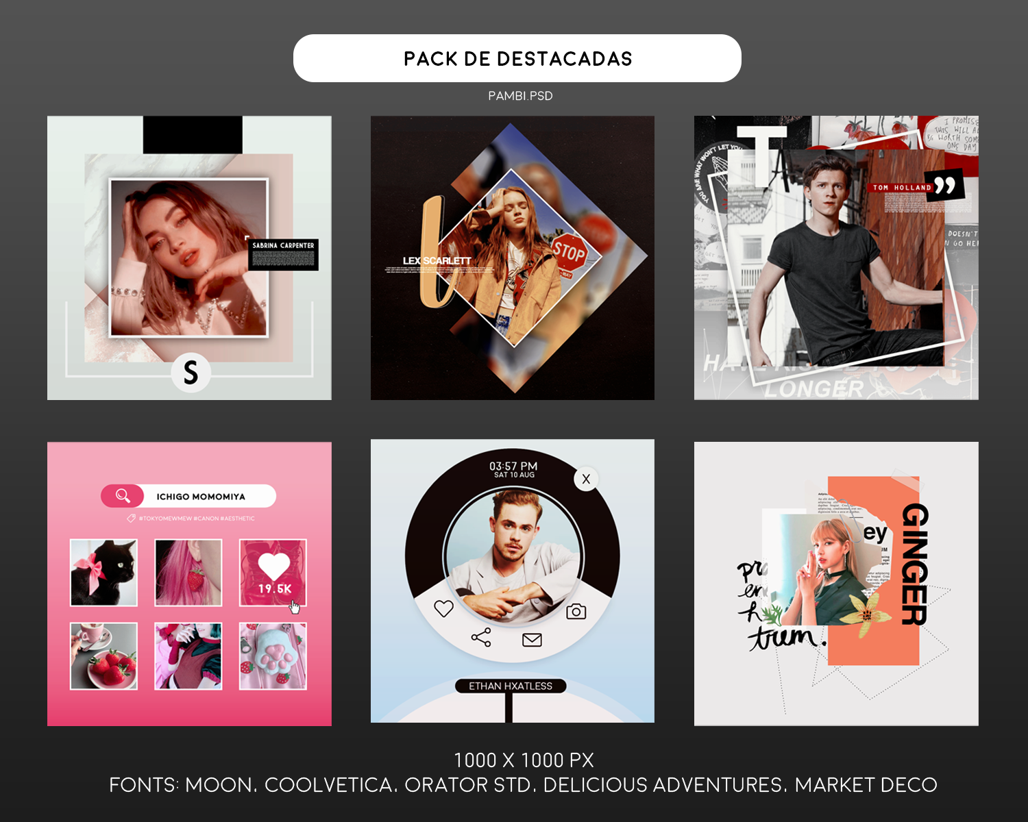 Download Destacadas Template Psd By Shoshiialex On Deviantart Yellowimages Mockups