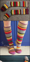 Doctor Who Knee Socks