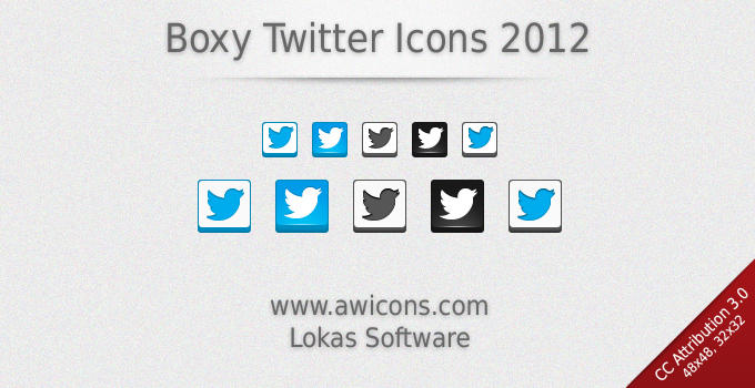 Boxy Twitter Icons 2012 by Insofta on DeviantArt