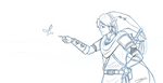 Link Outline by XanderComicsInc