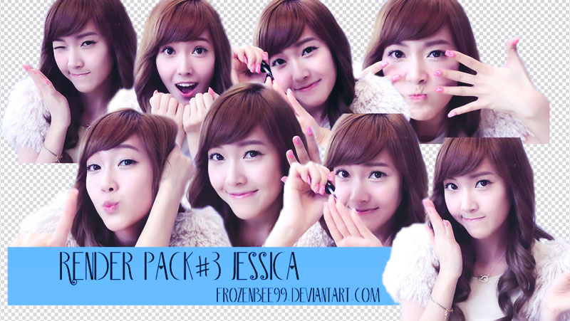 Render Pack#3 Jessica Girls' Generation