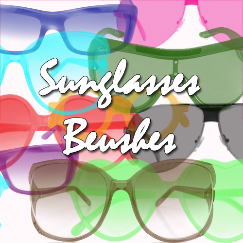 Sunglasses brushes :6 brushes: