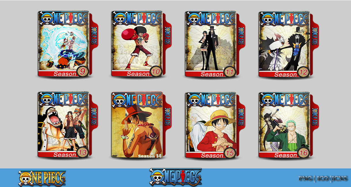 One Piece Seasons Folder Icon Pack 2 By Meyer69 On Deviantart
