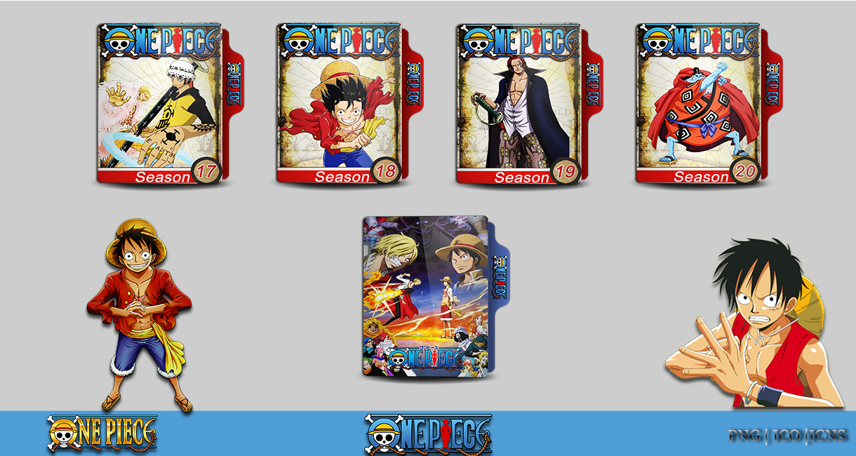 One Piece Seasons Folder Icon Pack 3 By Meyer69 On Deviantart