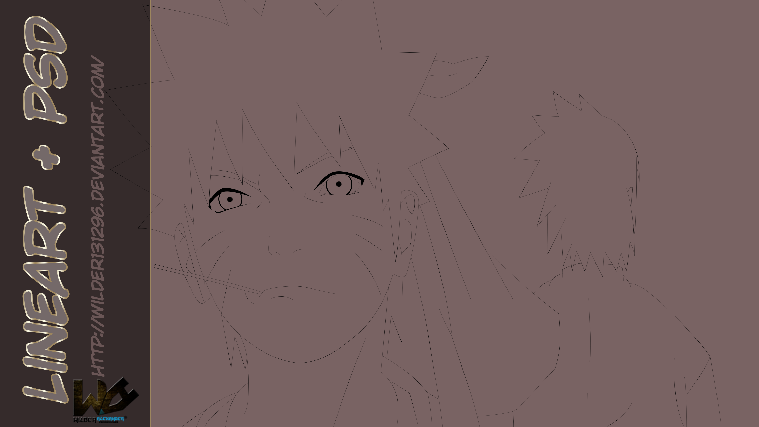 Naruto (Concurso primera ronda) LINEART+PSD