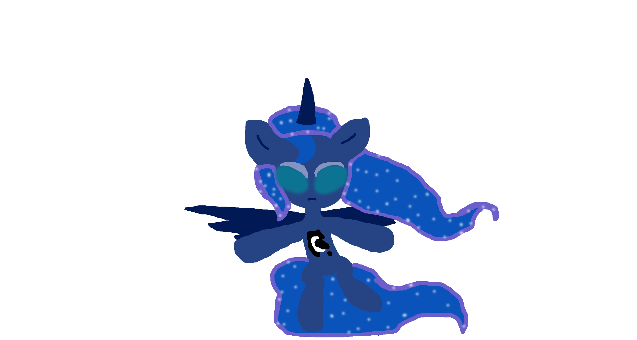 SUPER LUNA by Kittythecat411 on DeviantArt