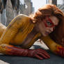 Firestar captured by sentinel