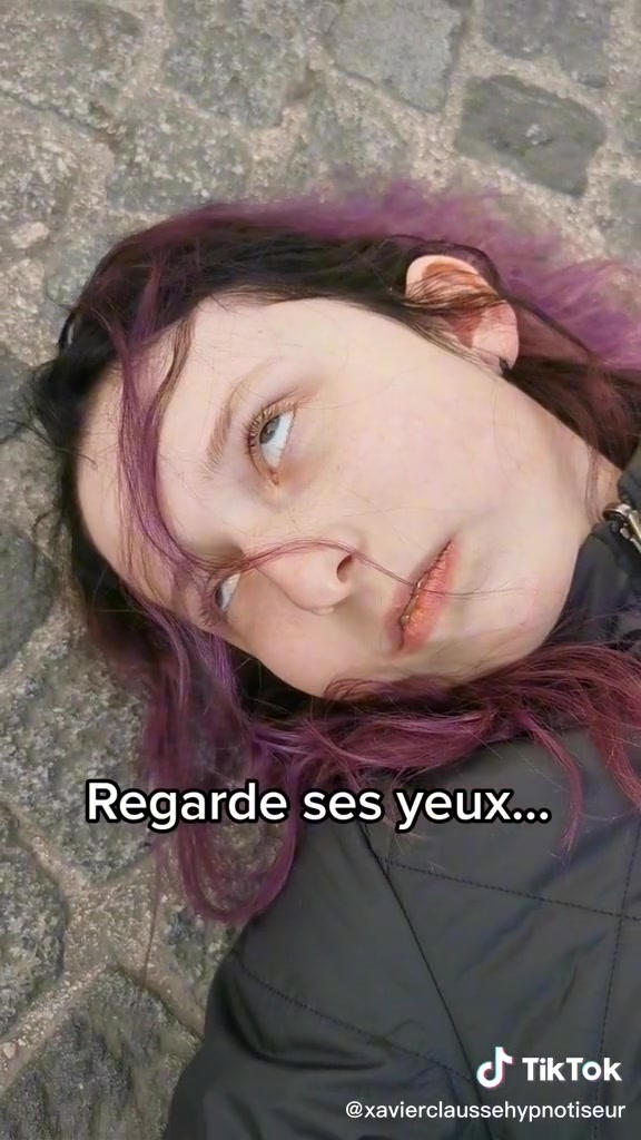 Purplehaired French woman hypnotized eyerolling by HypnoRaven on DeviantArt