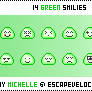 Green Smilies