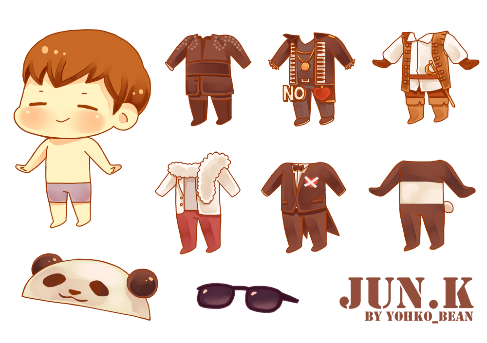 JUN.K (2PM) Dress-up game