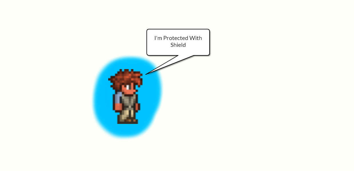 Terraria Player's Shield by Hureatar on DeviantArt