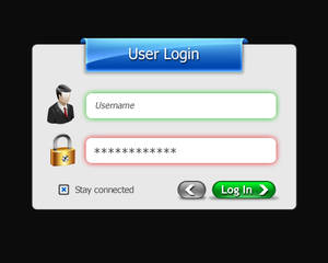 Login form #3